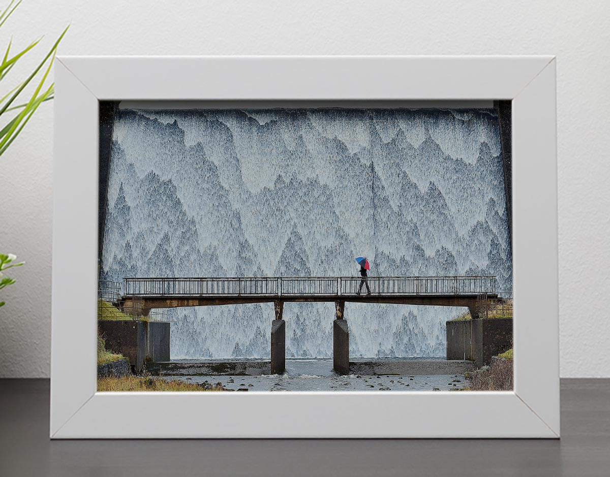 Wet Sleddale Framed Print - Canvas Art Rocks - 4