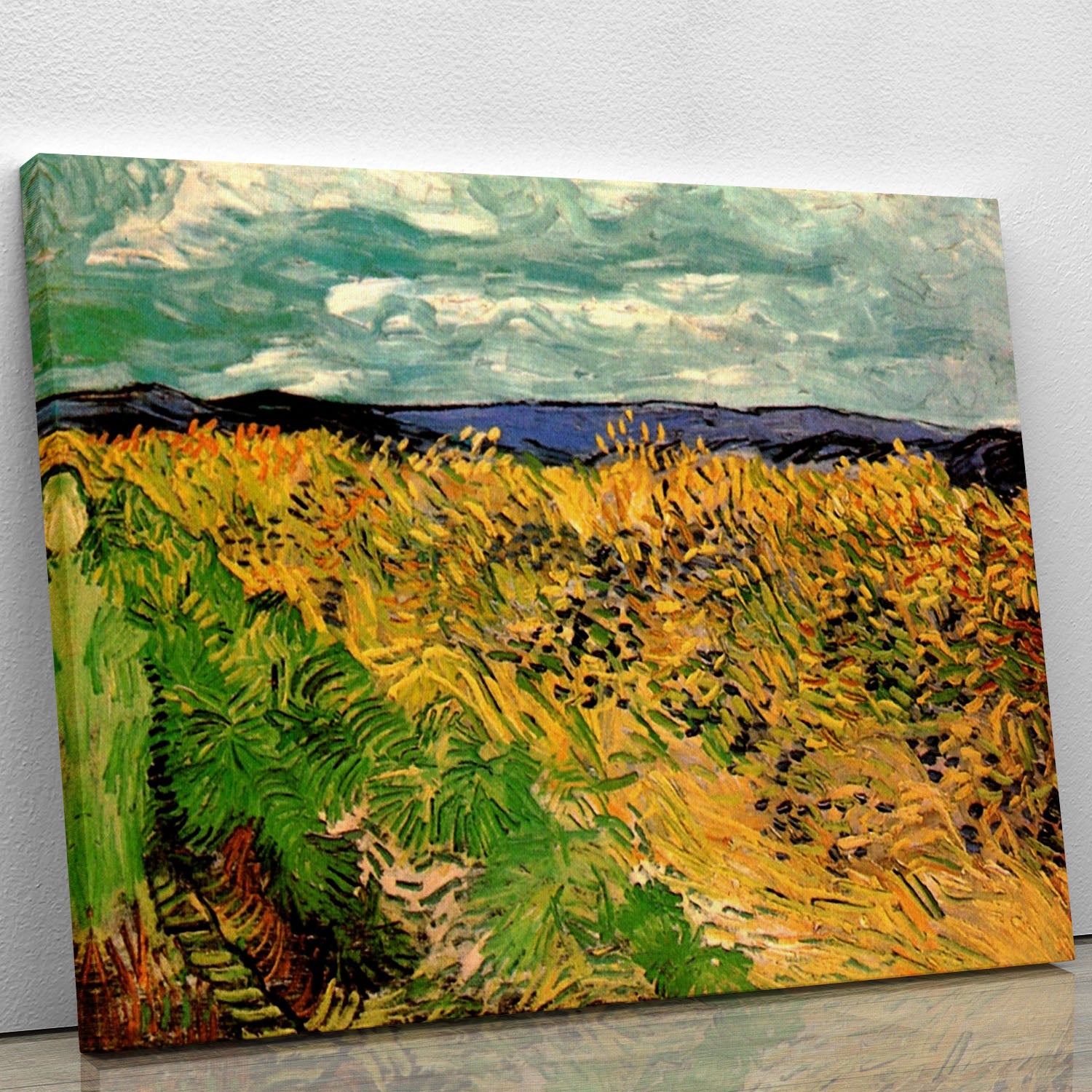 Wheat Field with Cornflowers by Van Gogh Canvas Print or Poster - Canvas Art Rocks - 1