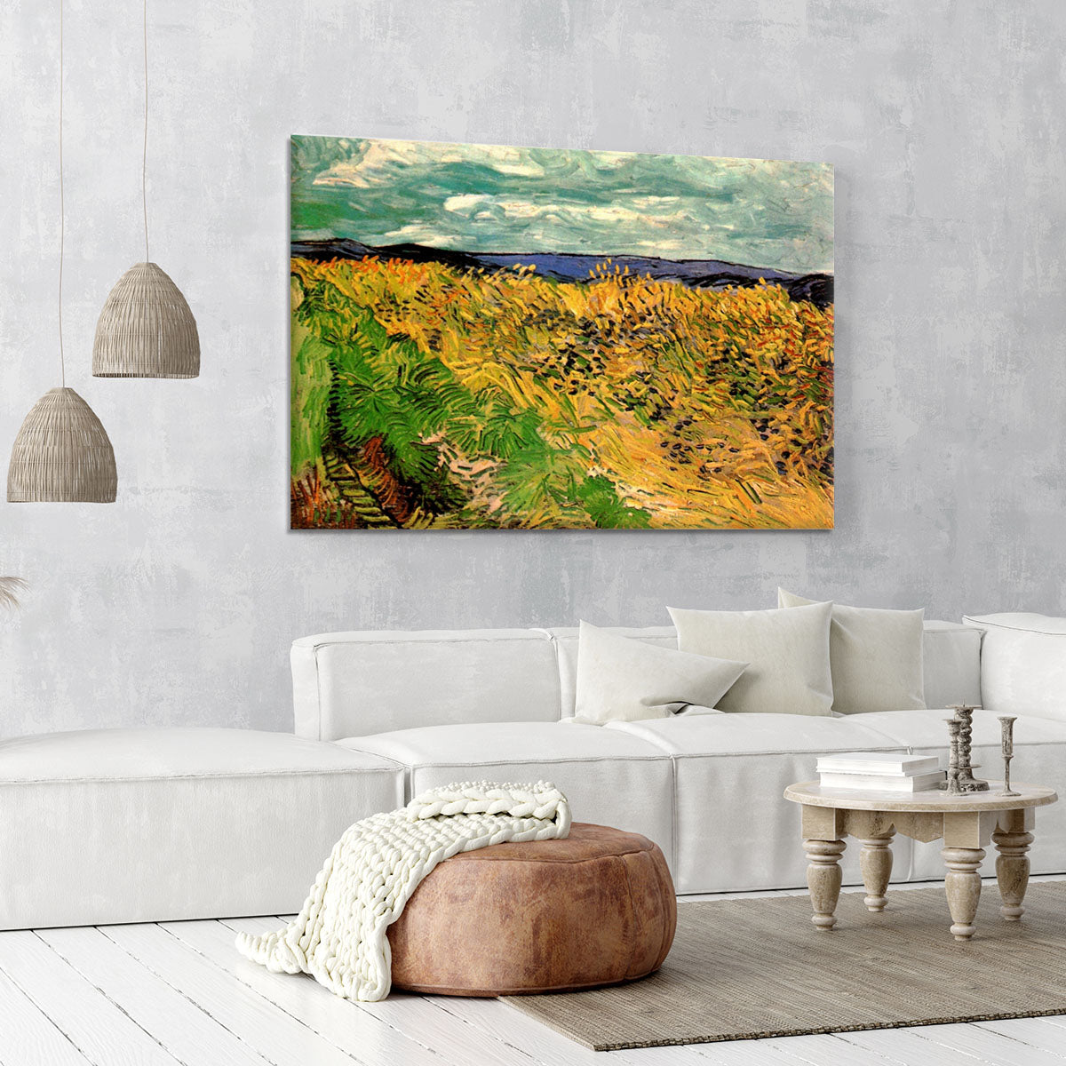 Wheat Field with Cornflowers by Van Gogh Canvas Print or Poster - Canvas Art Rocks - 6