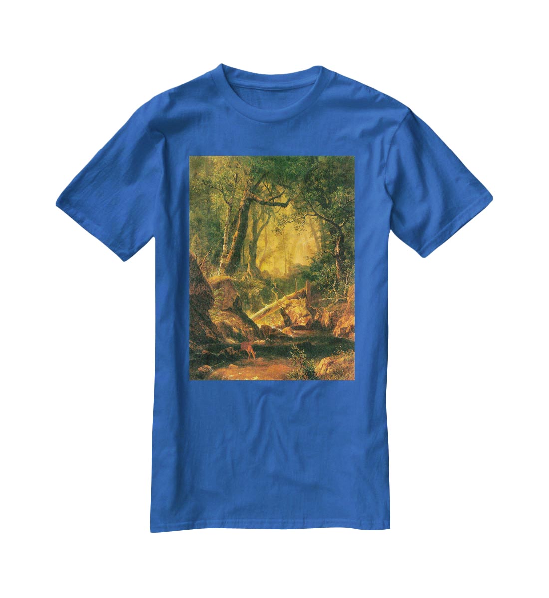 White Mountains New Hampshire 2 by Bierstadt T-Shirt - Canvas Art Rocks - 2