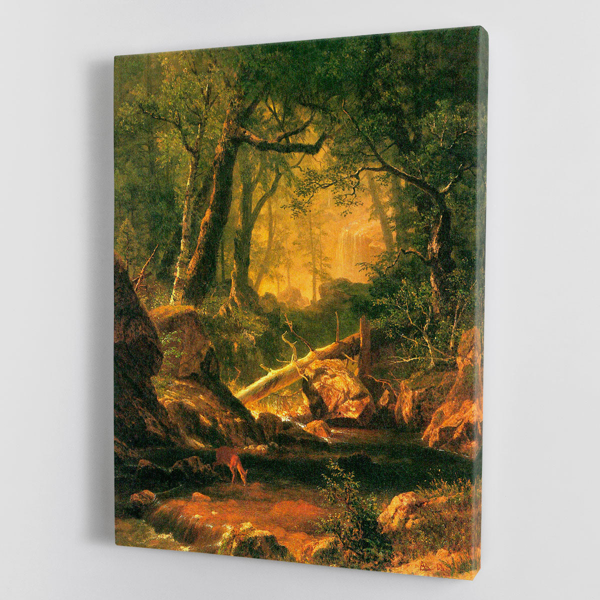 White Mountains New Hampshire 2 by Bierstadt Canvas Print or Poster - Canvas Art Rocks - 1