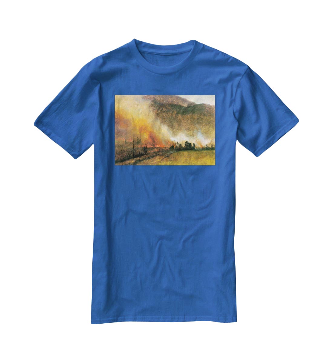 White Mountains New hampshire 1 by Bierstadt T-Shirt - Canvas Art Rocks - 2