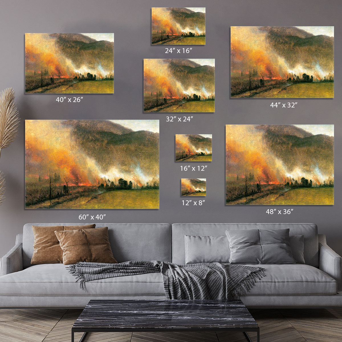 White Mountains New hampshire 1 by Bierstadt Canvas Print or Poster - Canvas Art Rocks - 7