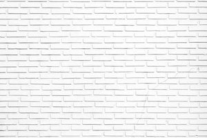 White brick wall Wall Mural Wallpaper - Canvas Art Rocks - 1