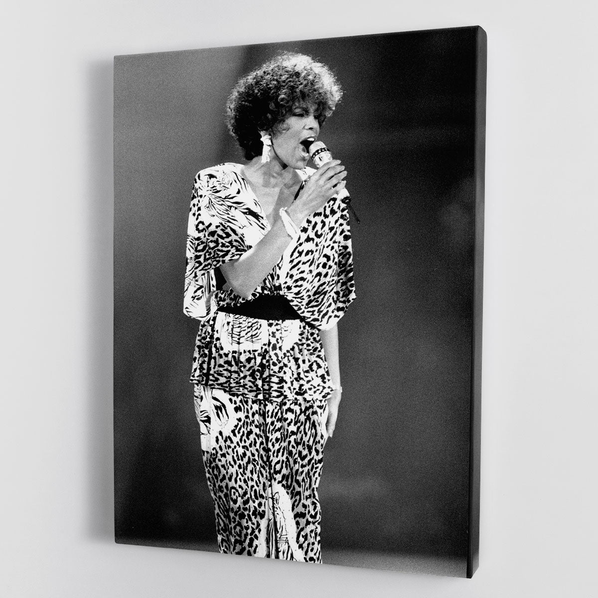 Whitney Houston on stage Canvas Print or Poster - Canvas Art Rocks - 1