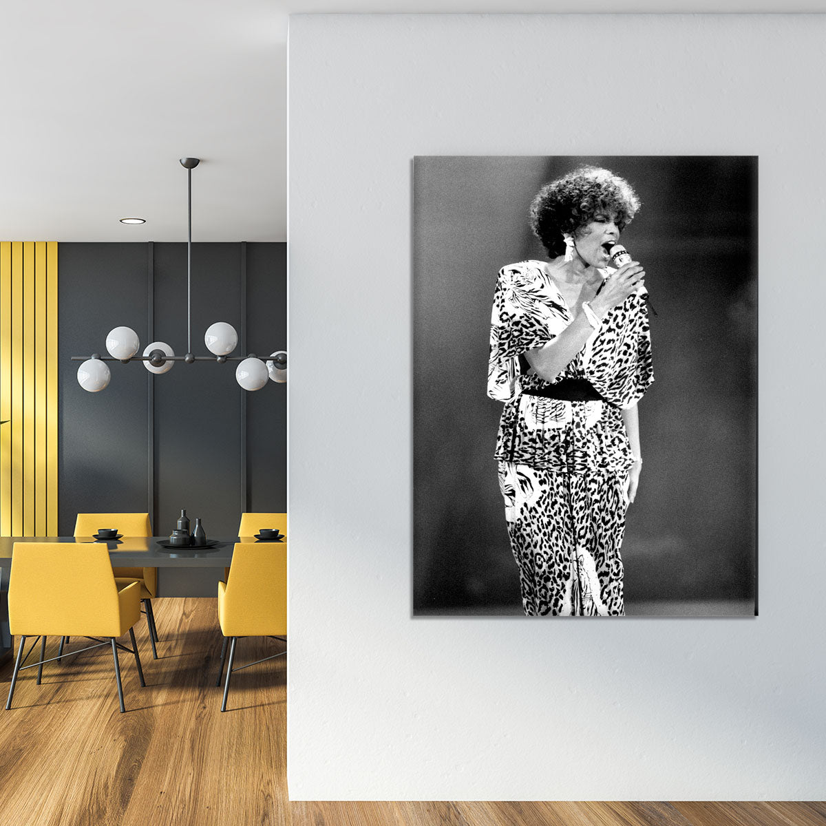 Whitney Houston on stage Canvas Print or Poster - Canvas Art Rocks - 4