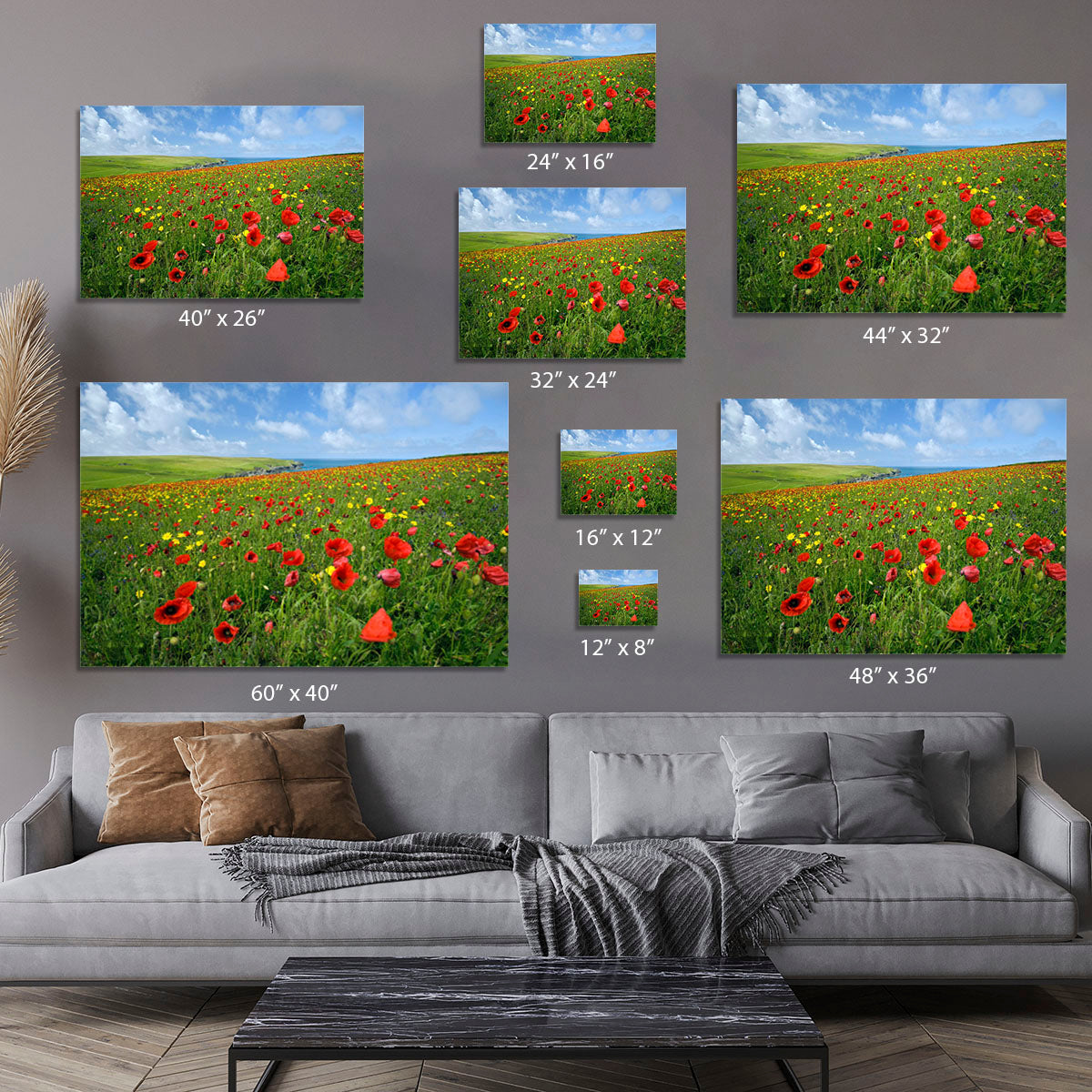 Wild Flower Meadow Canvas Print or Poster - Canvas Art Rocks - 7