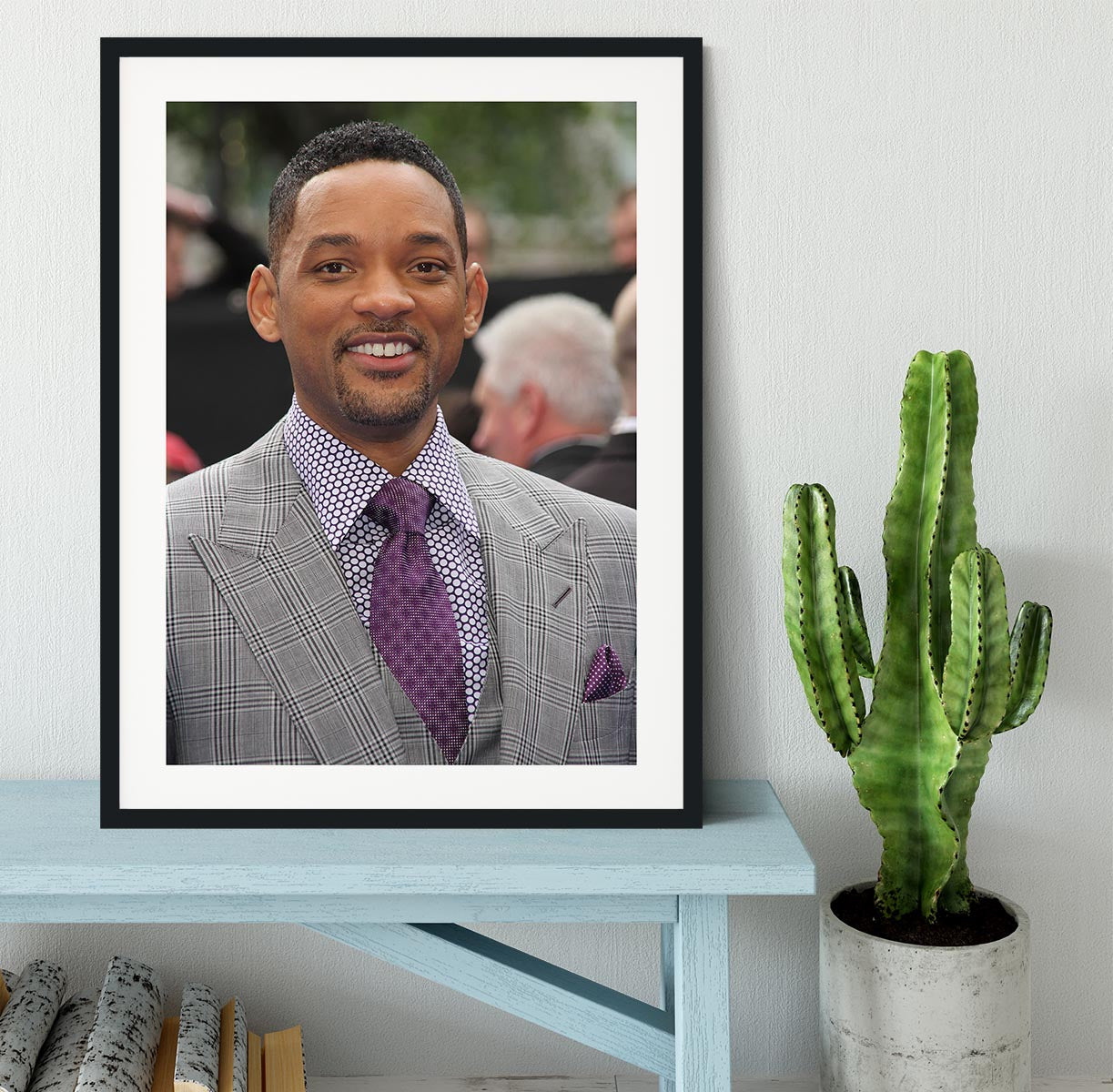 Will Smith In Suit Framed Print - Canvas Art Rocks - 1