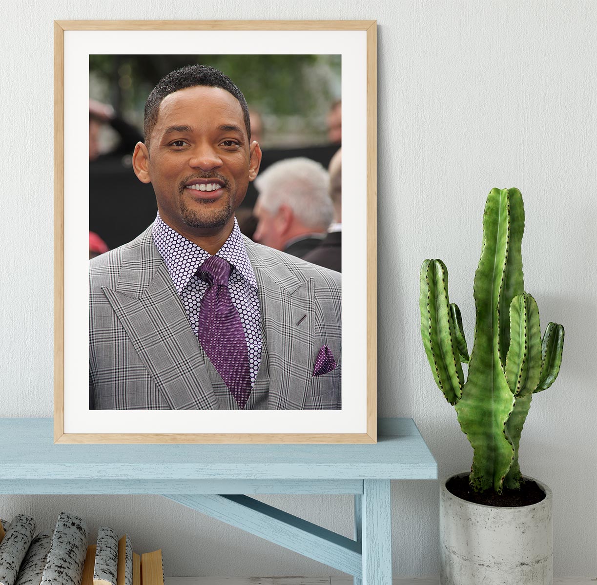 Will Smith In Suit Framed Print - Canvas Art Rocks - 3