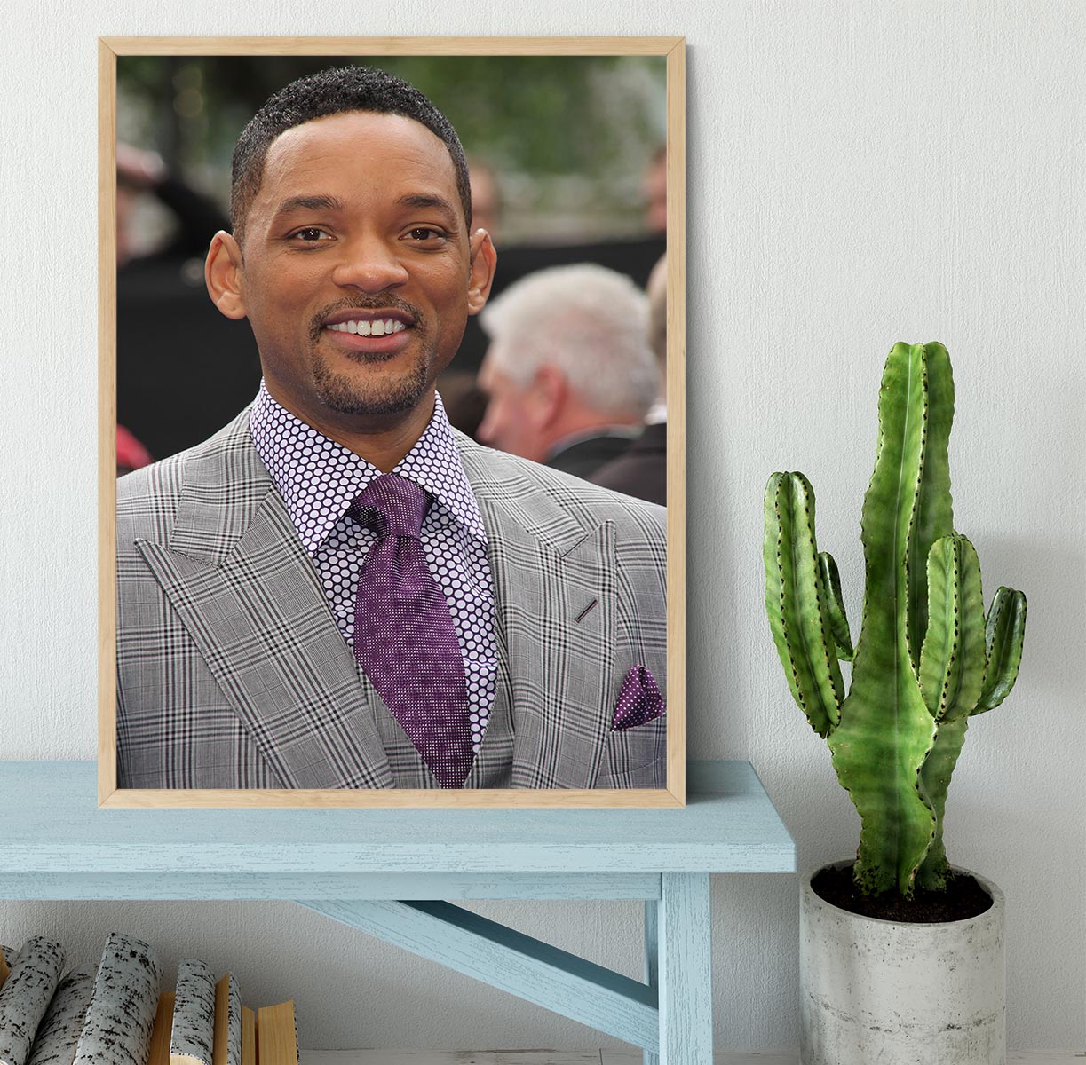 Will Smith In Suit Framed Print - Canvas Art Rocks - 4