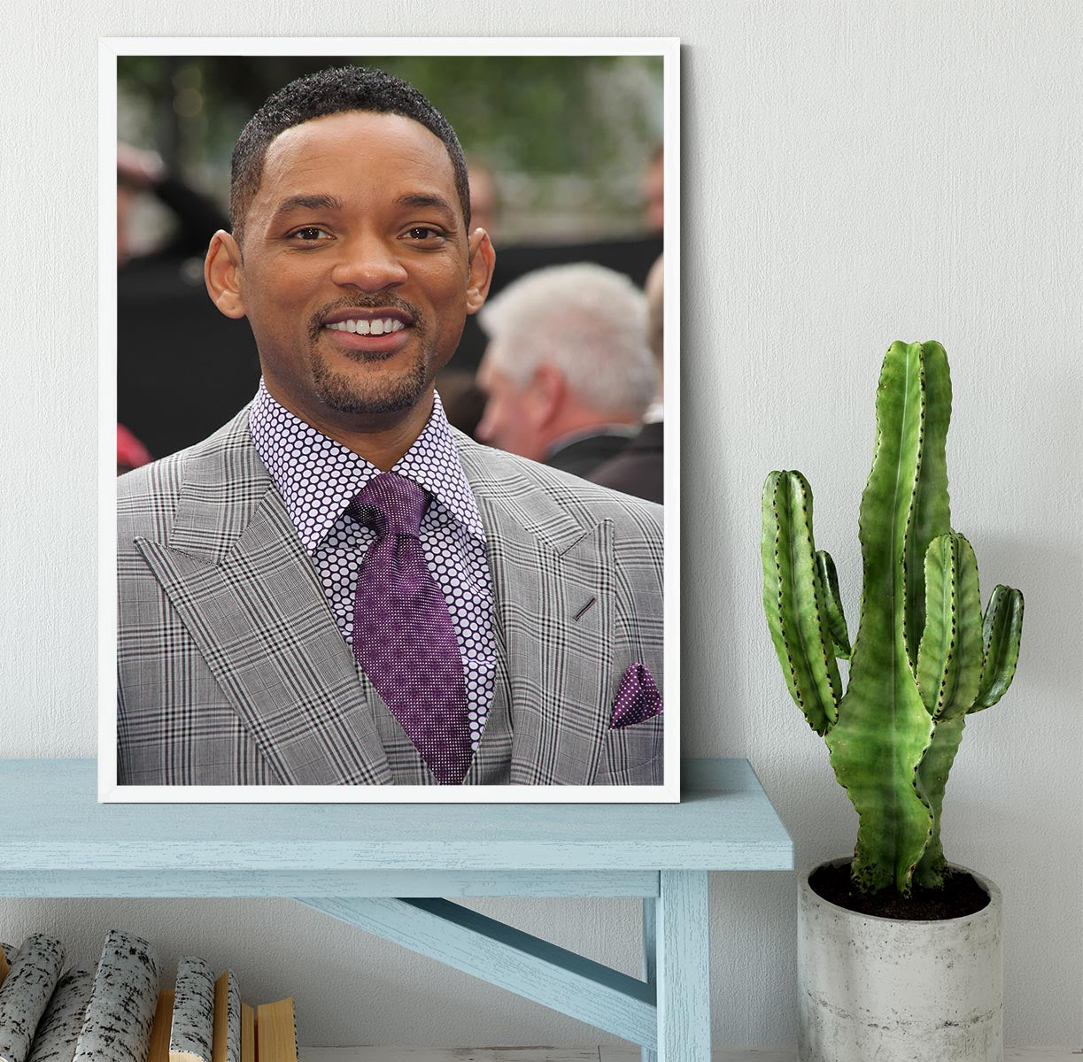 Will Smith In Suit Framed Print - Canvas Art Rocks -6