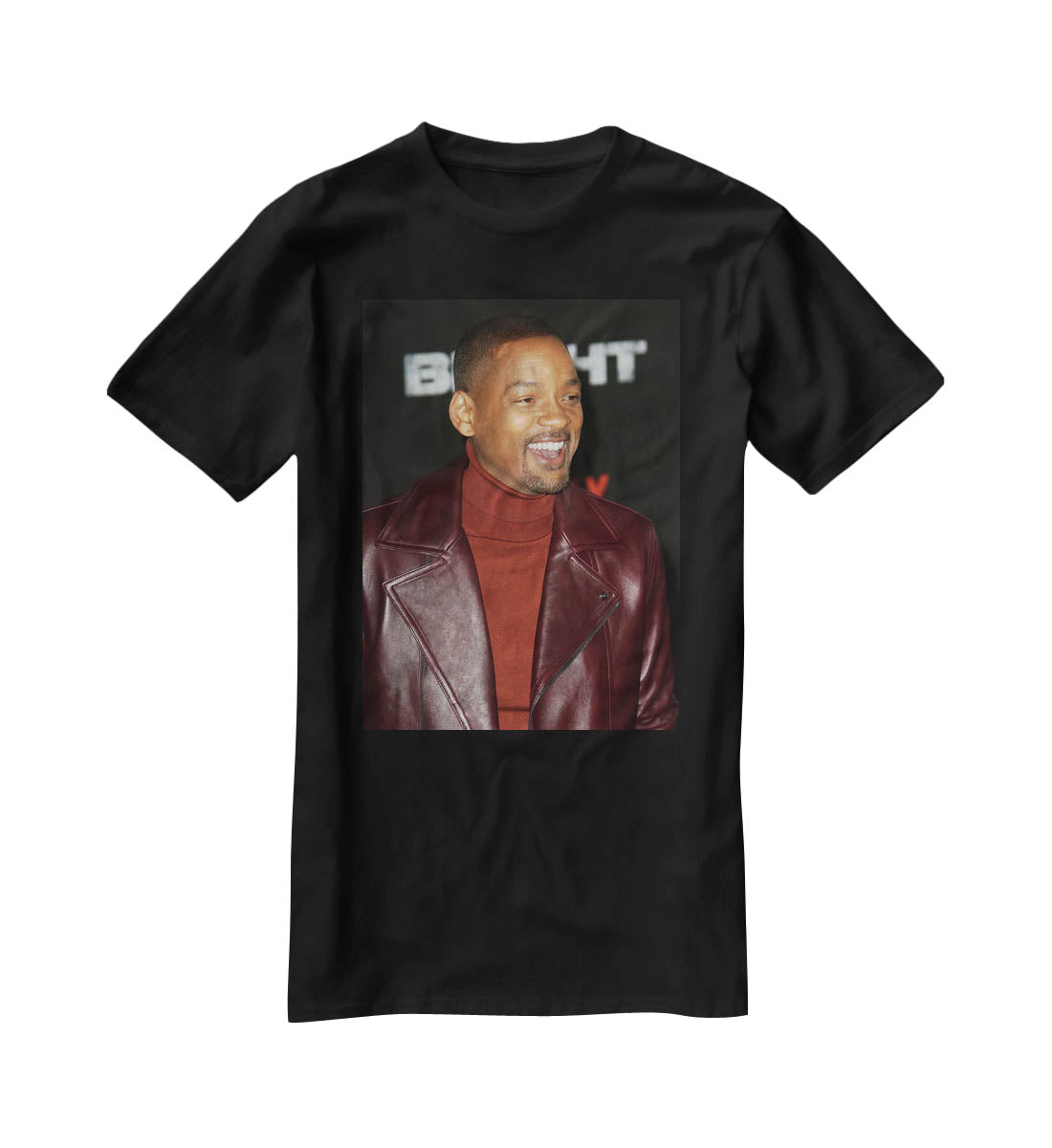 Will Smith in brown T-Shirt - Canvas Art Rocks - 1