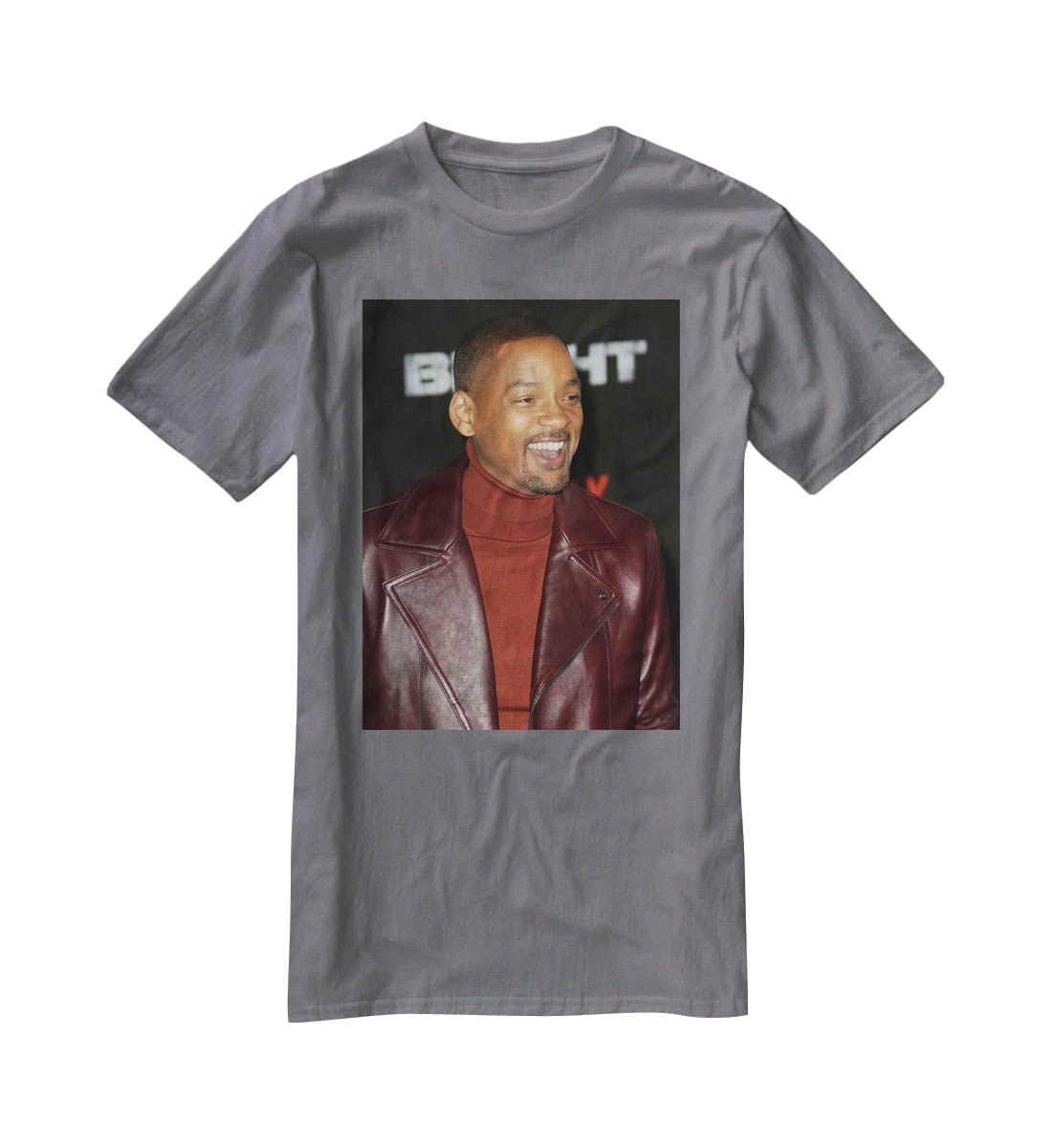 Will Smith in brown T-Shirt - Canvas Art Rocks - 3