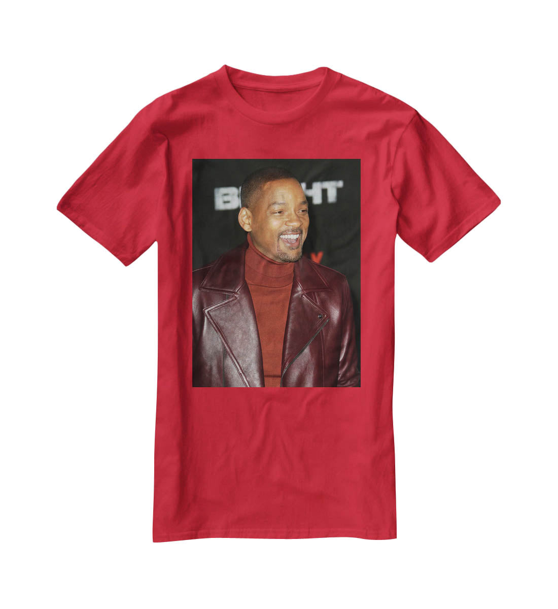 Will Smith in brown T-Shirt - Canvas Art Rocks - 4