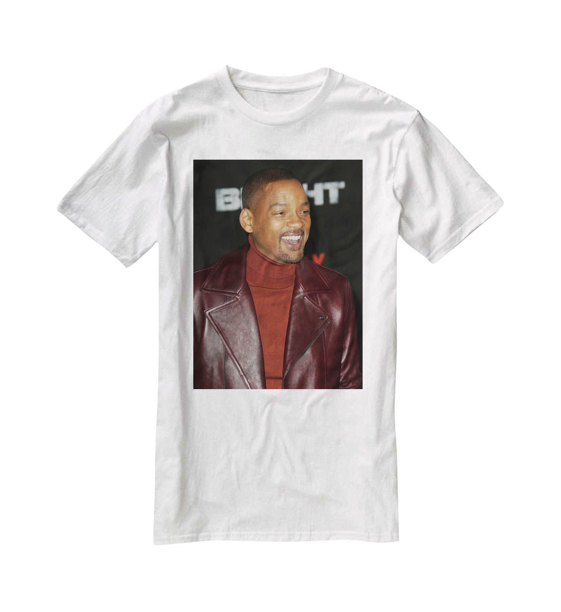 Will Smith in brown T-Shirt - Canvas Art Rocks - 5
