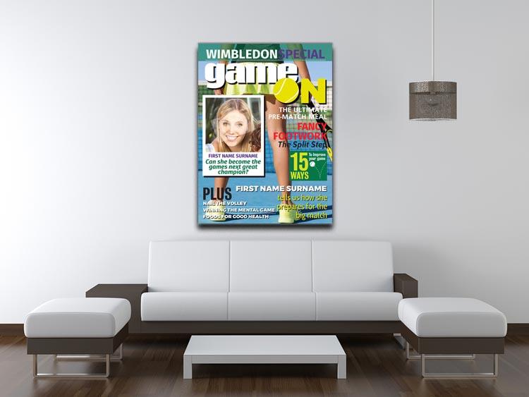 Wimbledon Special Magazine Cover Spoof Canvas Print