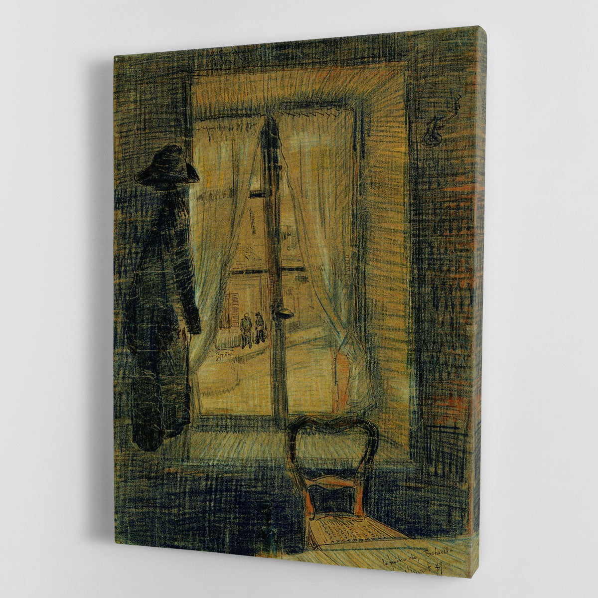 Window in the Bataille Restaurant by Van Gogh Canvas Print or Poster - Canvas Art Rocks - 1