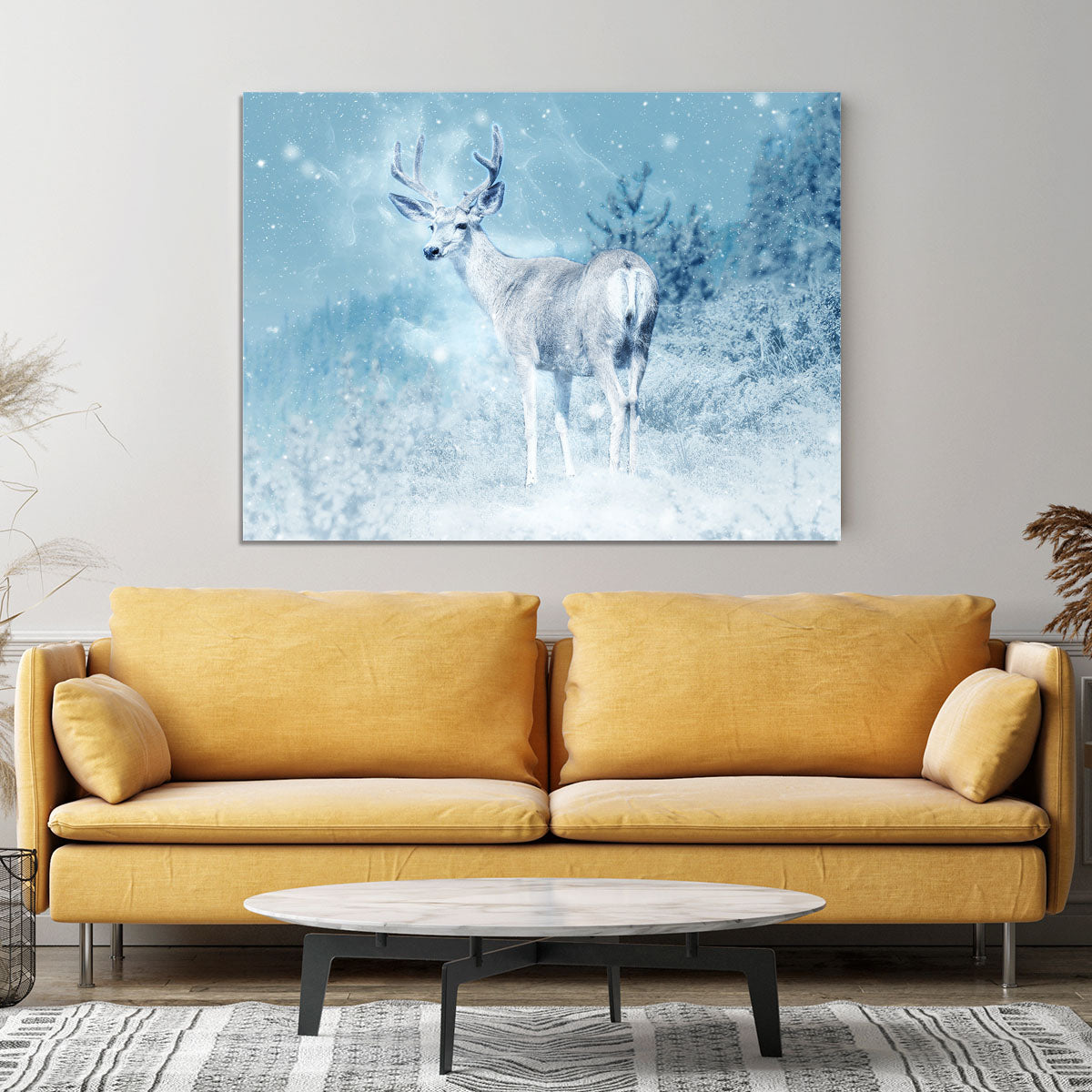 Winter Moose Canvas Print or Poster - Canvas Art Rocks - 4
