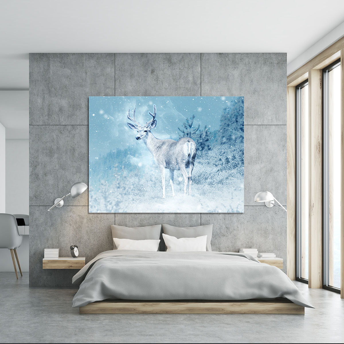 Winter Moose Canvas Print or Poster - Canvas Art Rocks - 5