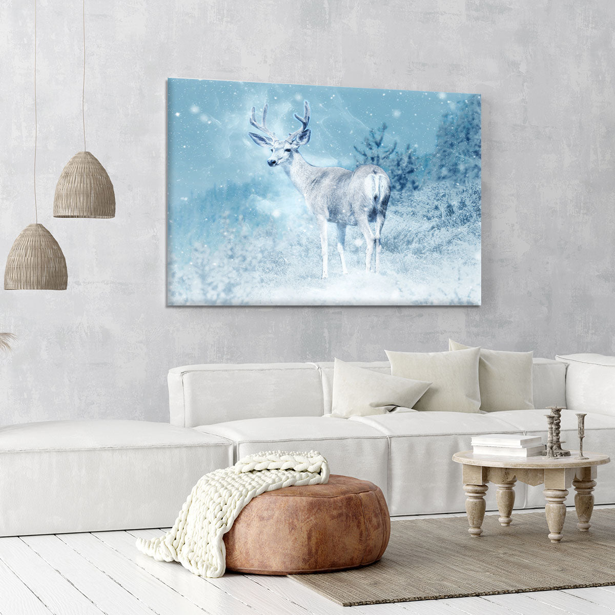 Winter Moose Canvas Print or Poster - Canvas Art Rocks - 6