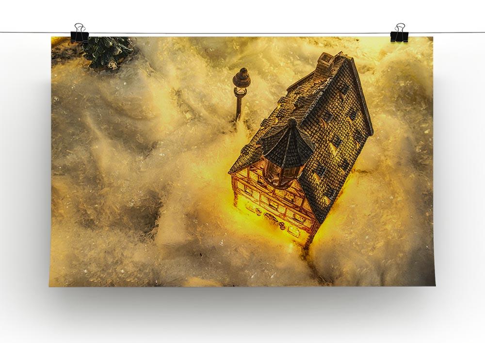 Winters Home Canvas Print or Poster - Canvas Art Rocks - 2
