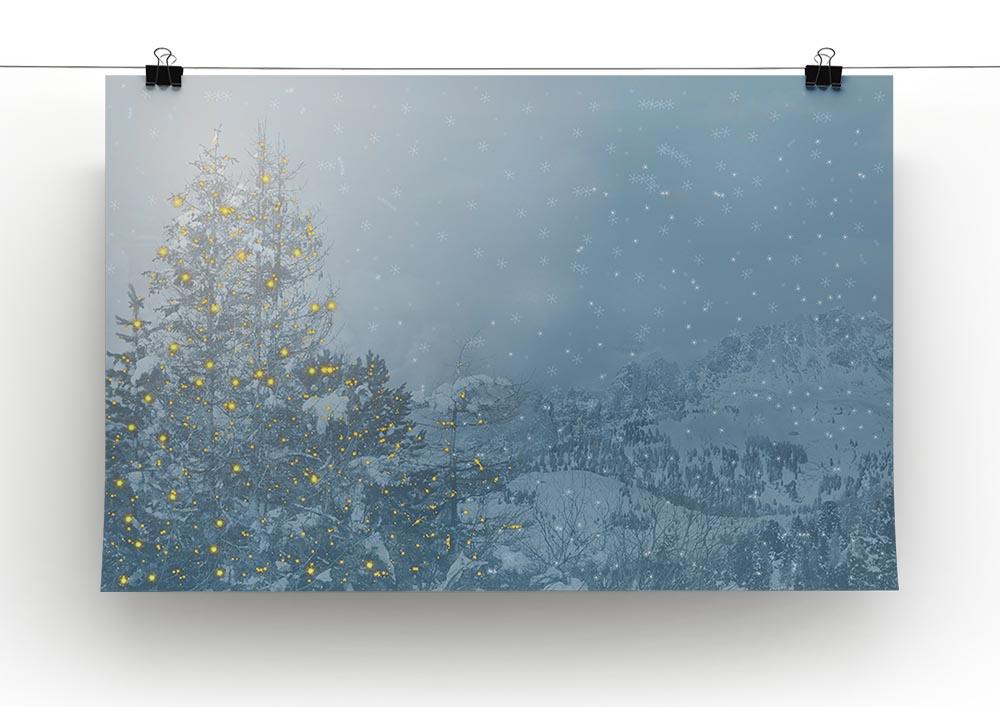 Winters Night Canvas Print or Poster - Canvas Art Rocks - 2