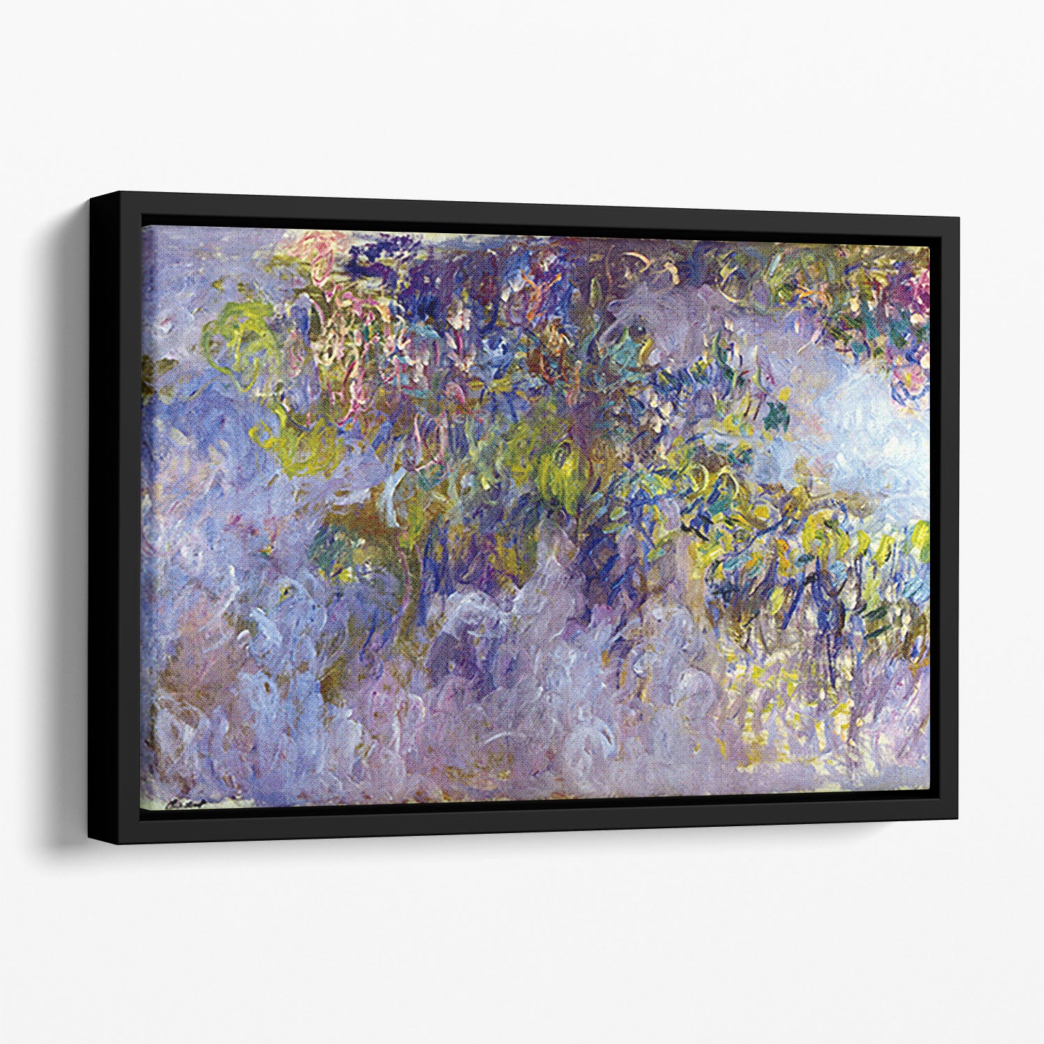 Wisteria 1 by Monet Floating Framed Canvas
