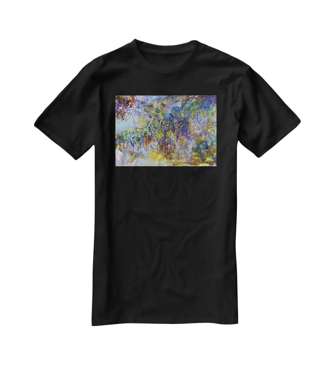 Wisteria 2 by Monet T-Shirt - Canvas Art Rocks - 1