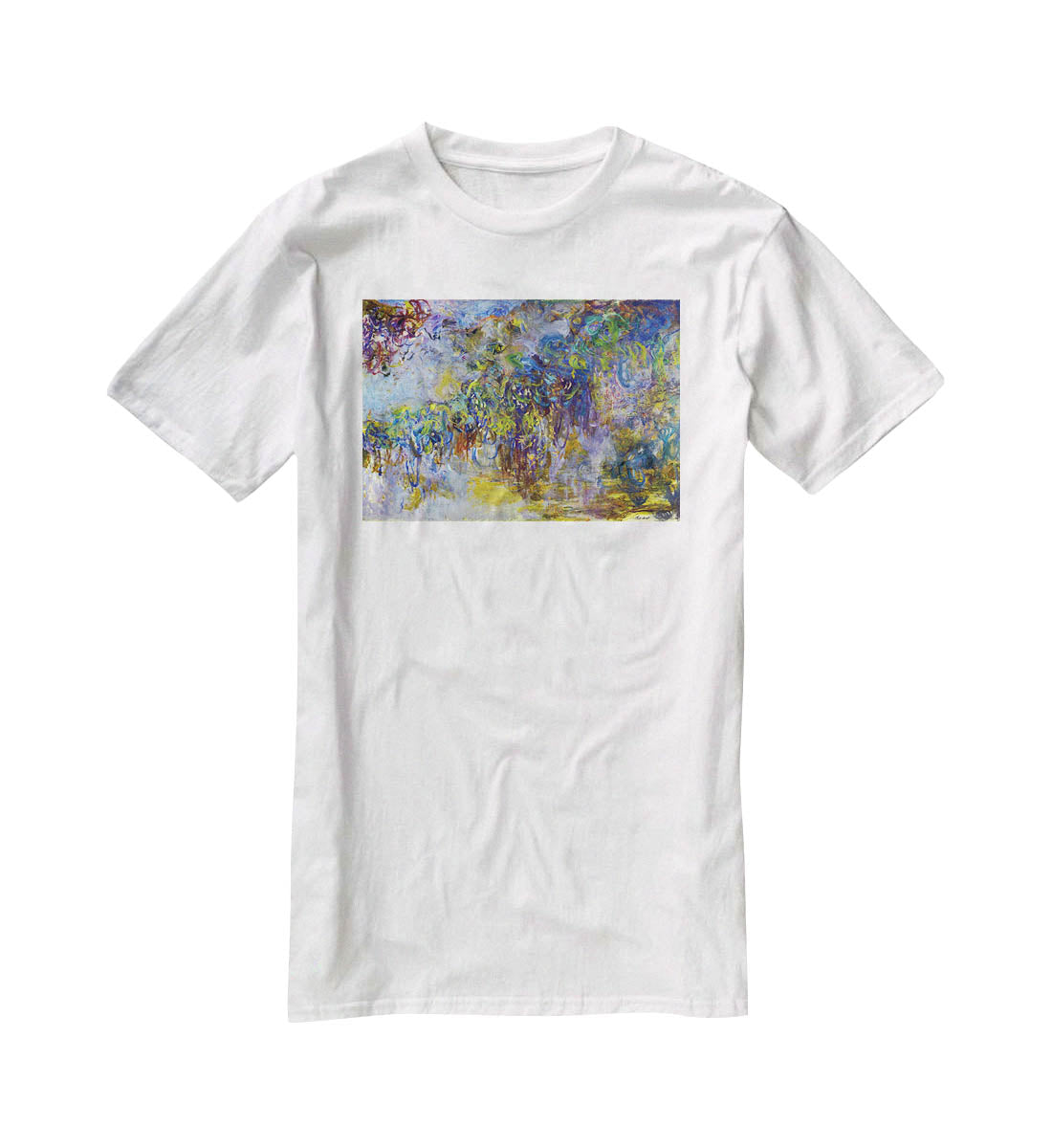 Wisteria 2 by Monet T-Shirt - Canvas Art Rocks - 5