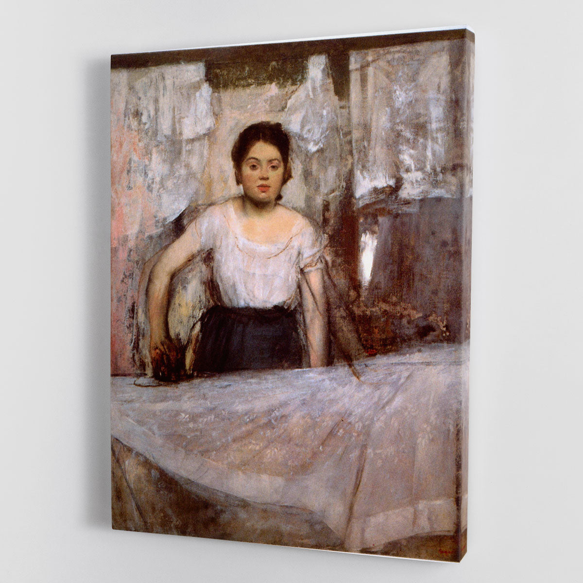 Woman Ironing by Degas Canvas Print or Poster - Canvas Art Rocks - 1
