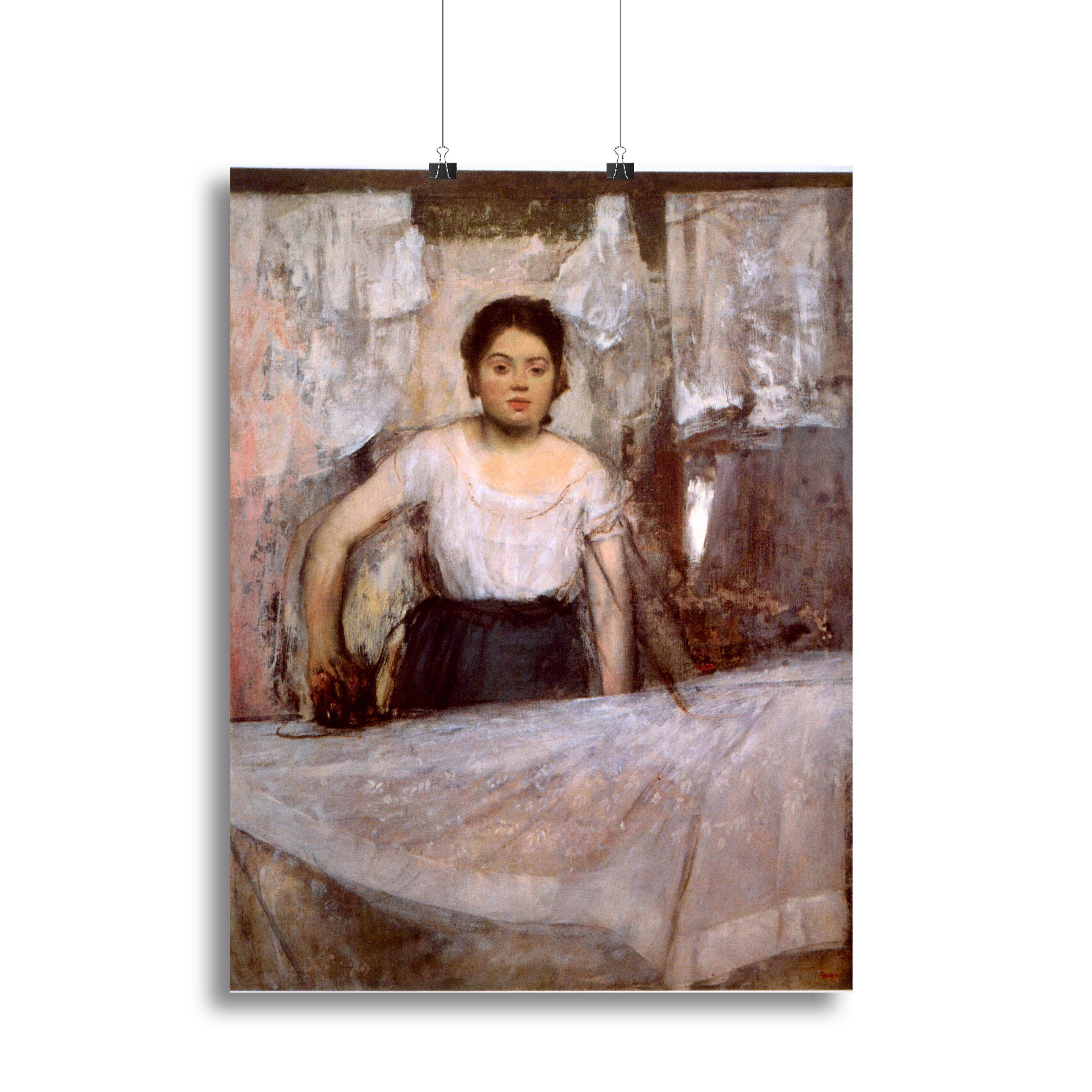 Woman Ironing by Degas Canvas Print or Poster - Canvas Art Rocks - 2