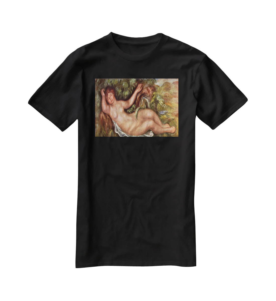 Woman Reclining by Renoir T-Shirt - Canvas Art Rocks - 1