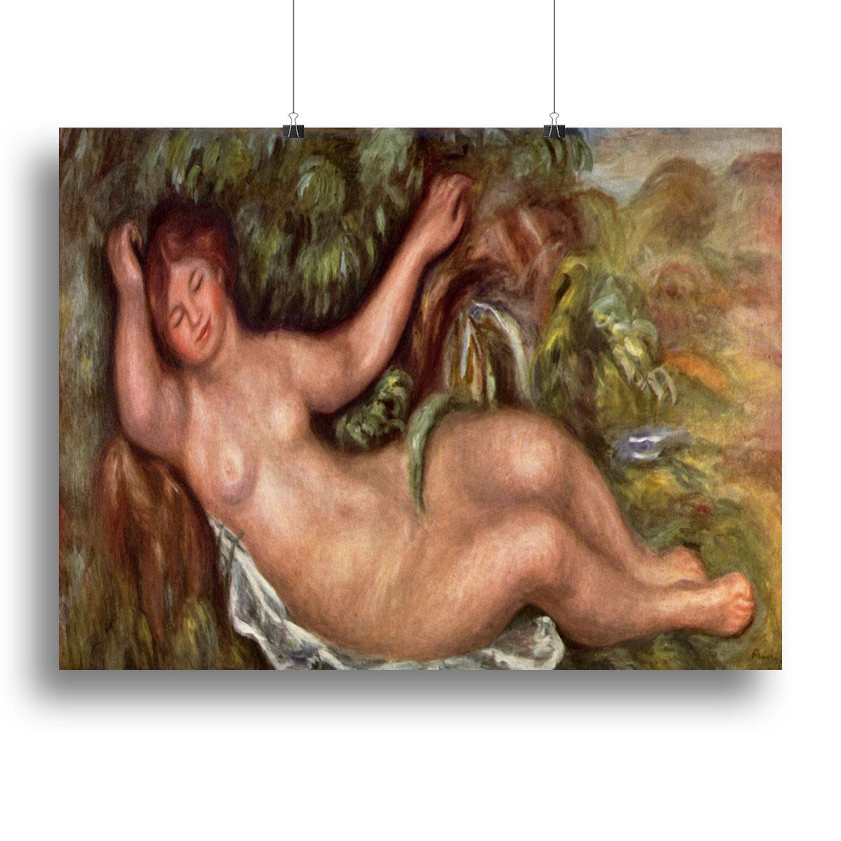 Woman Reclining by Renoir Canvas Print or Poster - Canvas Art Rocks - 2