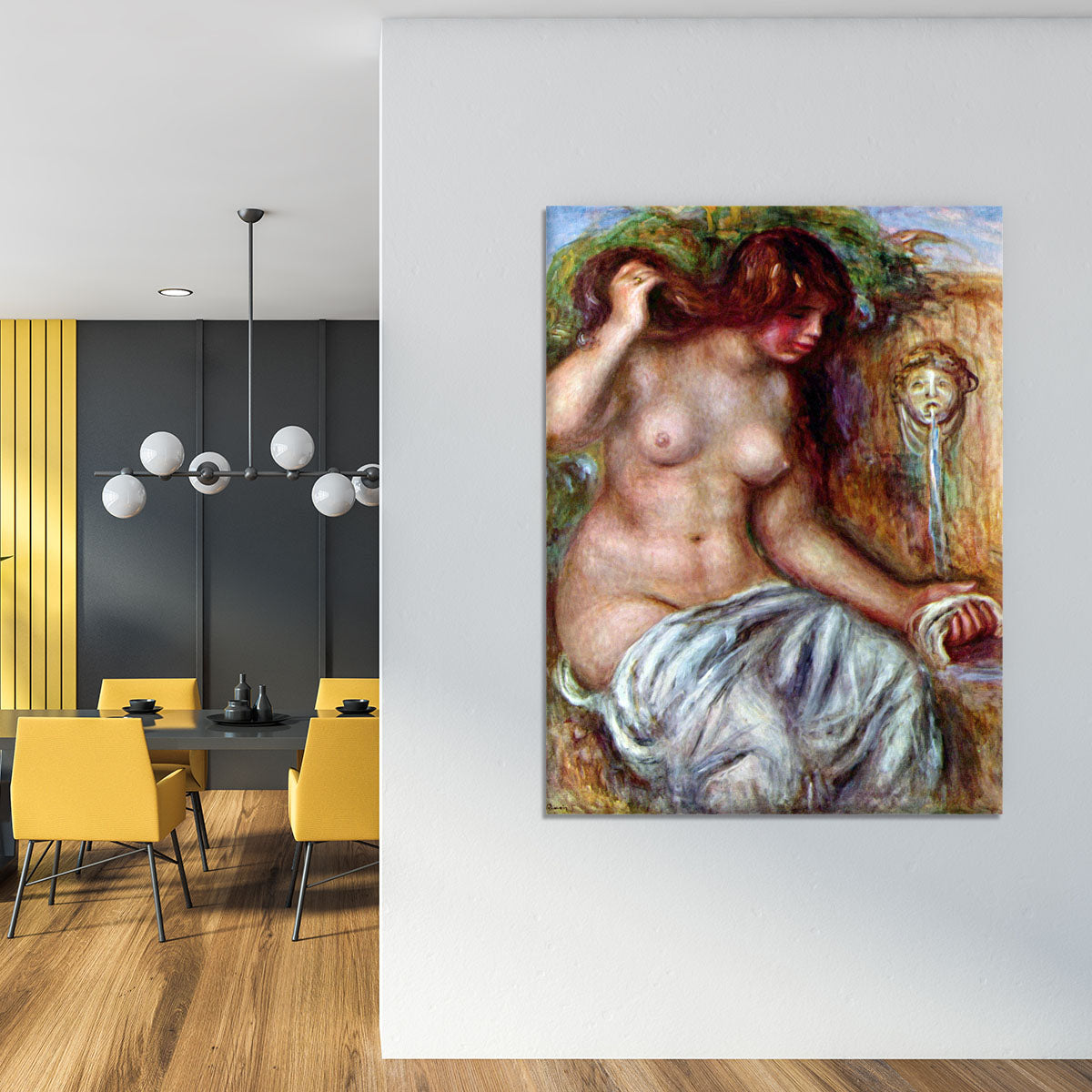Woman at the Well by Renoir Canvas Print or Poster - Canvas Art Rocks - 4