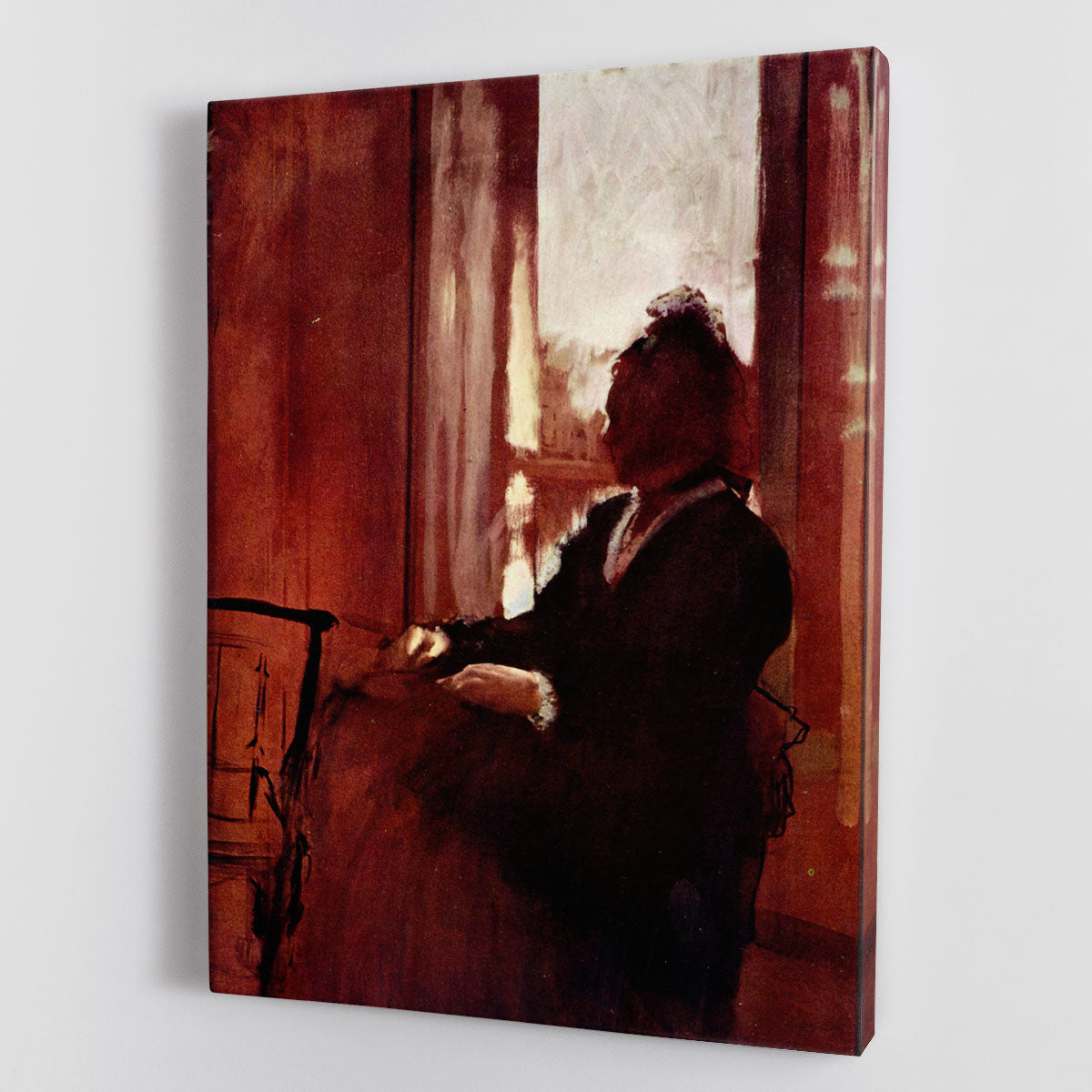 Woman at the window by Degas Canvas Print or Poster - Canvas Art Rocks - 1