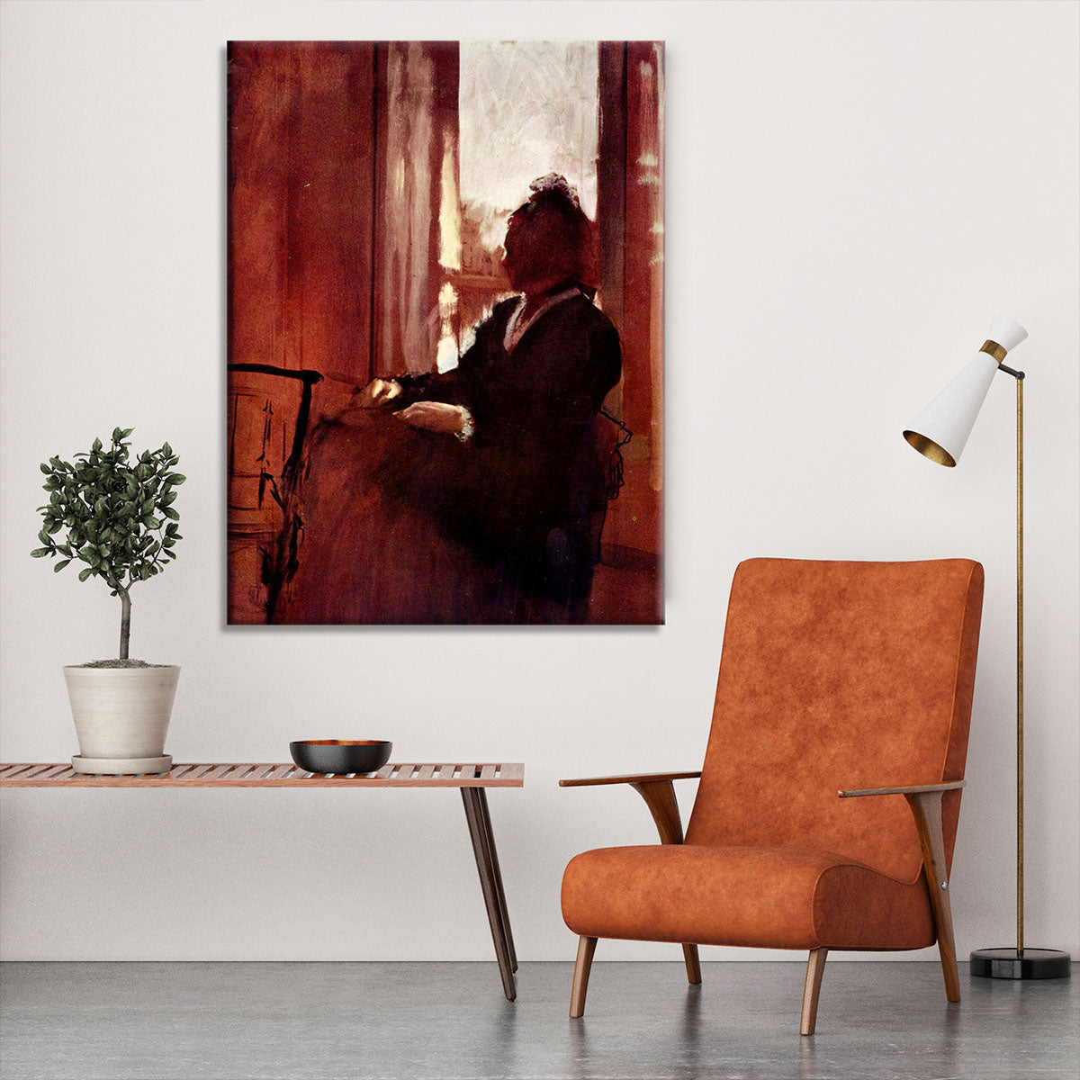 Woman at the window by Degas Canvas Print or Poster - Canvas Art Rocks - 6