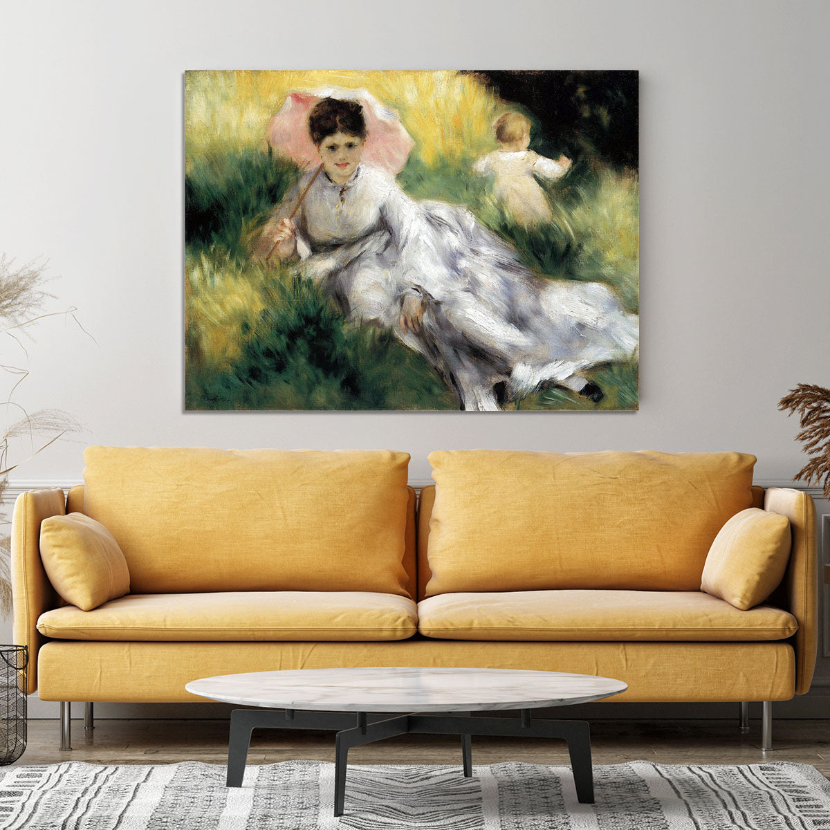 Woman with Parasol by Renoir Canvas Print or Poster - Canvas Art Rocks - 4