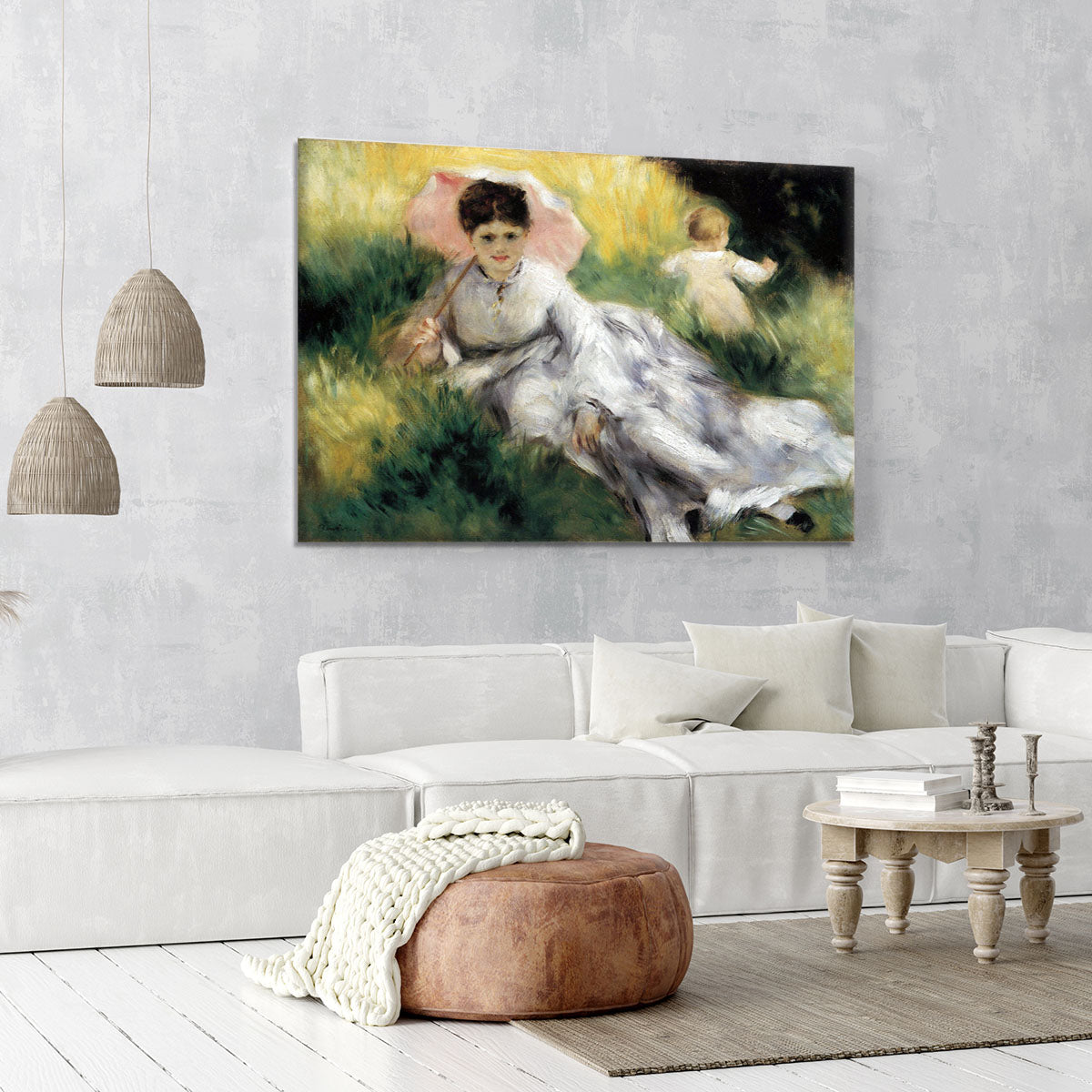 Woman with Parasol by Renoir Canvas Print or Poster - Canvas Art Rocks - 6