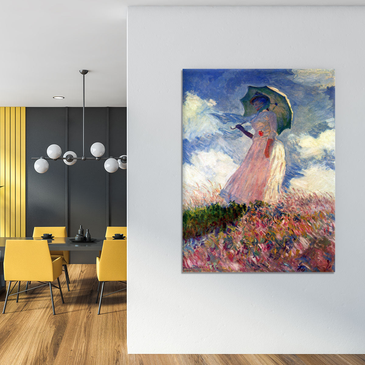 Woman with Parasol study by Monet Canvas Print or Poster - Canvas Art Rocks - 4