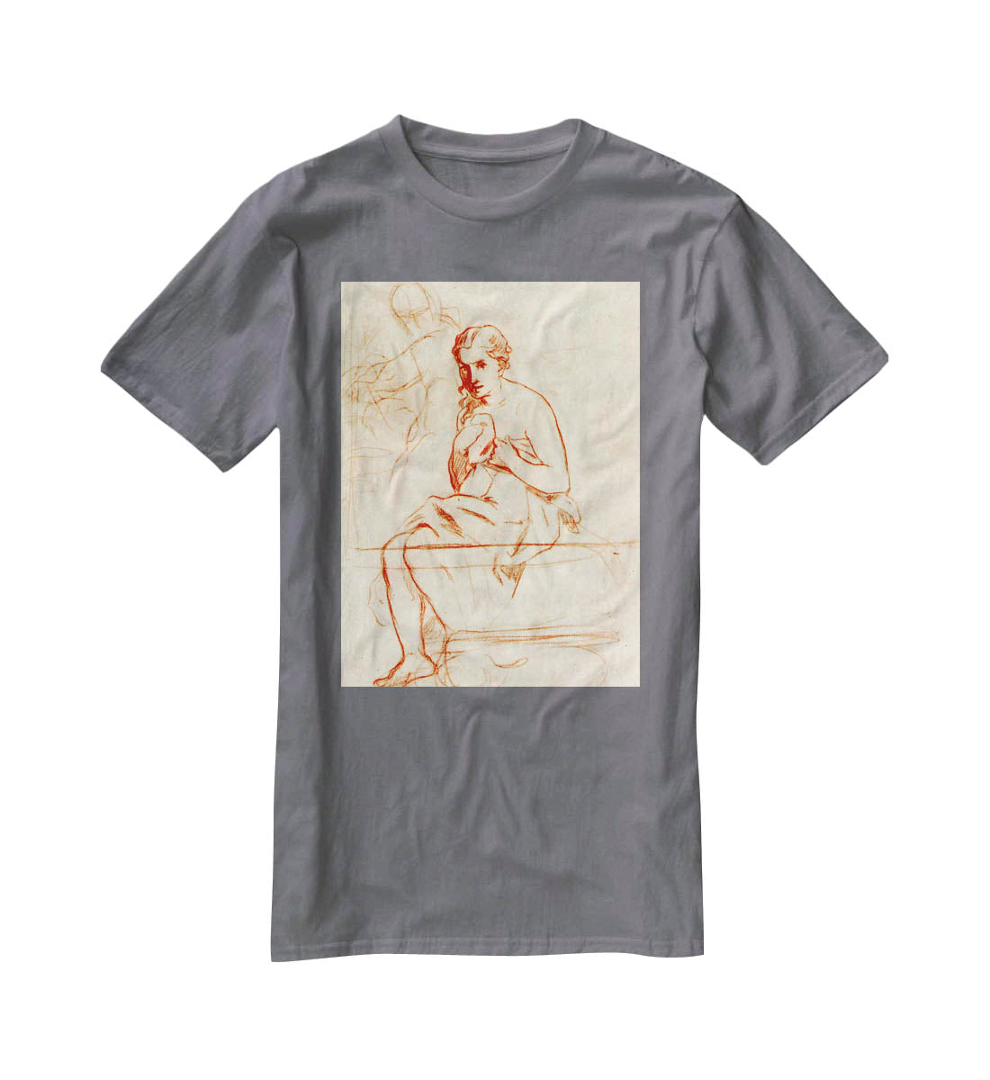 Women at the Toilet by Manet T-Shirt - Canvas Art Rocks - 3