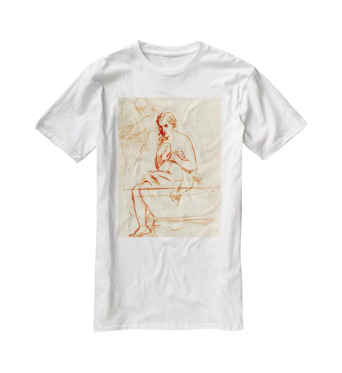Women at the Toilet by Manet T-Shirt - Canvas Art Rocks - 5