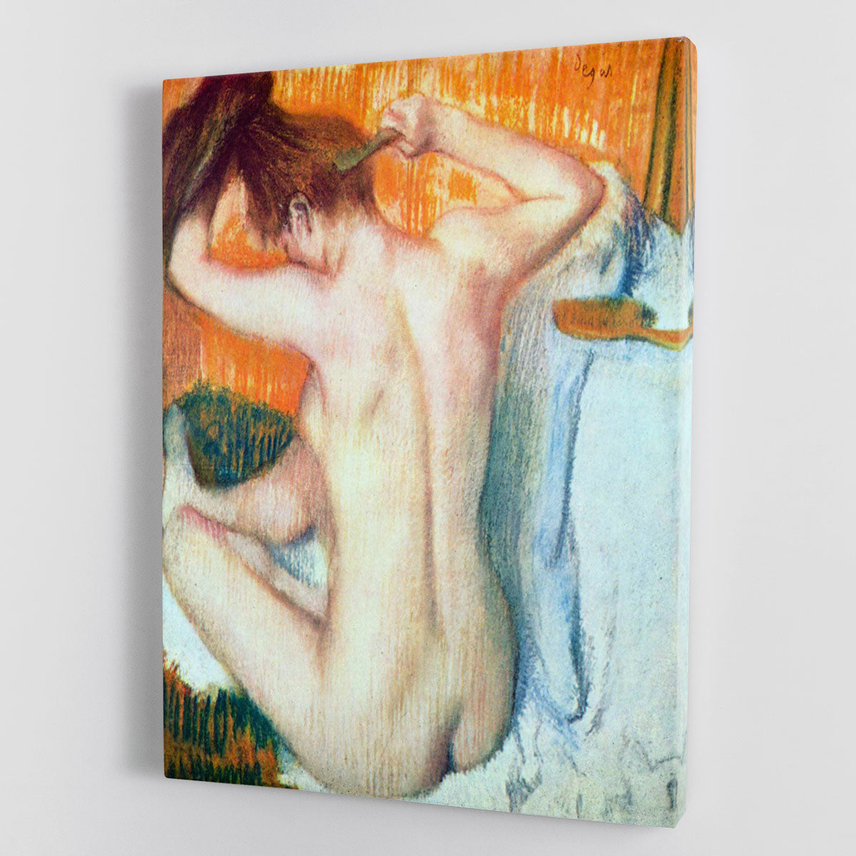 Women at the toilet 2 by Degas Canvas Print or Poster - Canvas Art Rocks - 1