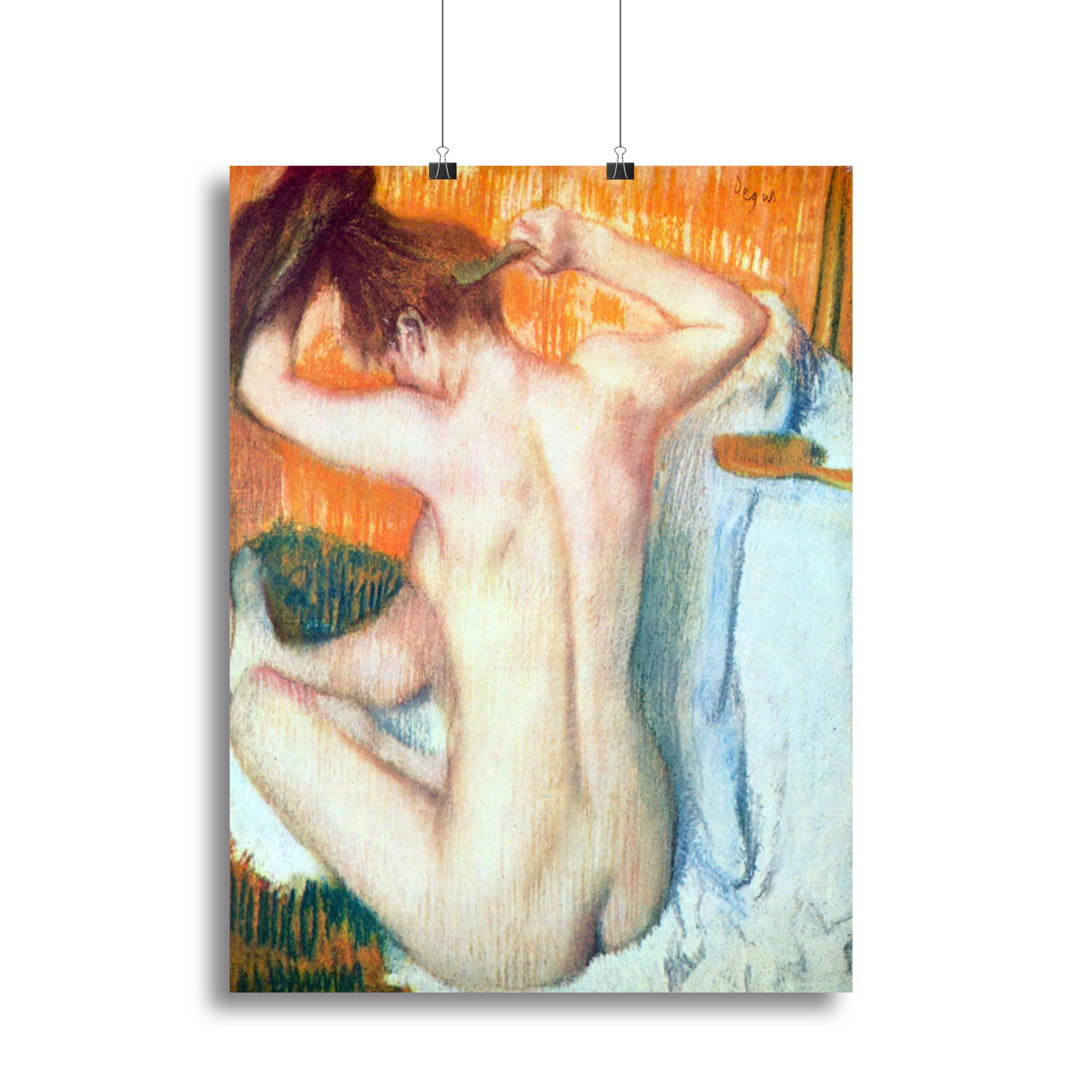 Women at the toilet 2 by Degas Canvas Print or Poster - Canvas Art Rocks - 2