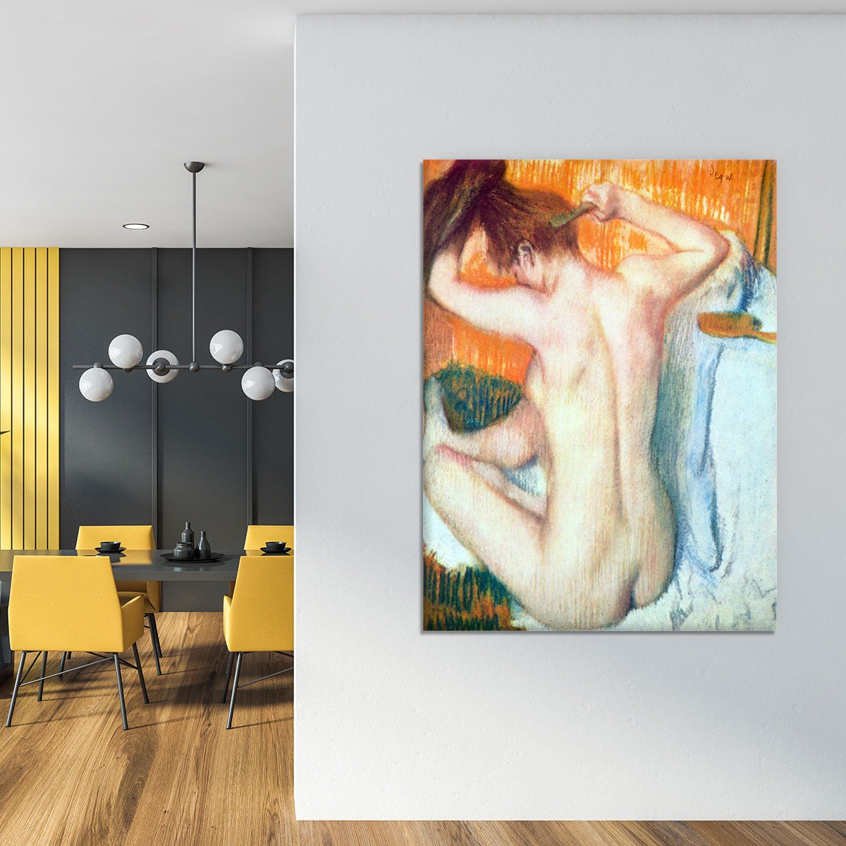 Women at the toilet 2 by Degas Canvas Print or Poster - Canvas Art Rocks - 4