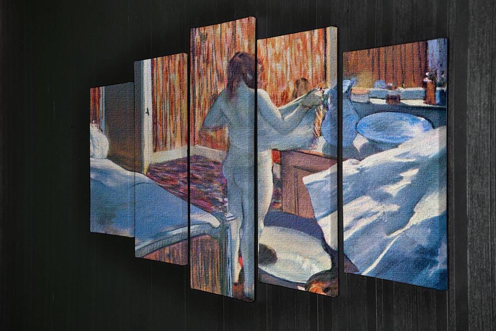 Women at the toilet 3 by Degas 5 Split Panel Canvas - Canvas Art Rocks - 2