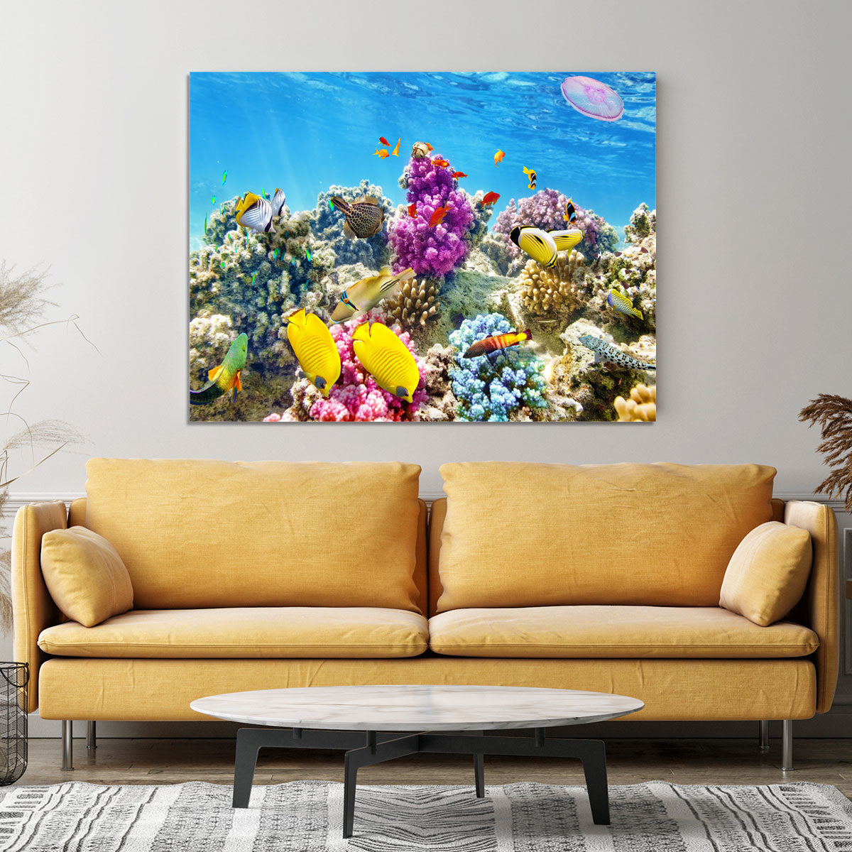 Wonderful and beautiful underwater Canvas Print or Poster - Canvas Art Rocks - 4