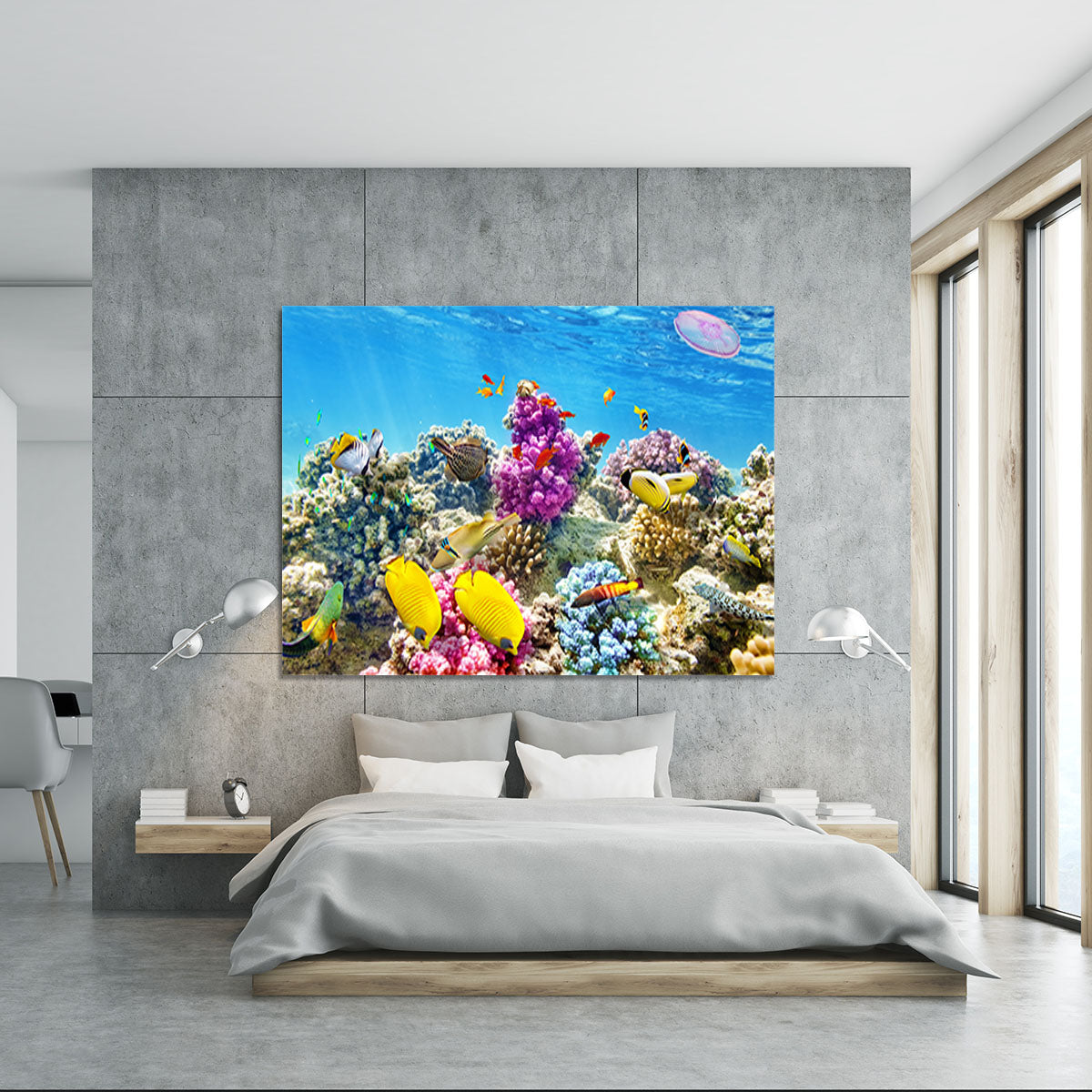 Wonderful and beautiful underwater Canvas Print or Poster - Canvas Art Rocks - 5