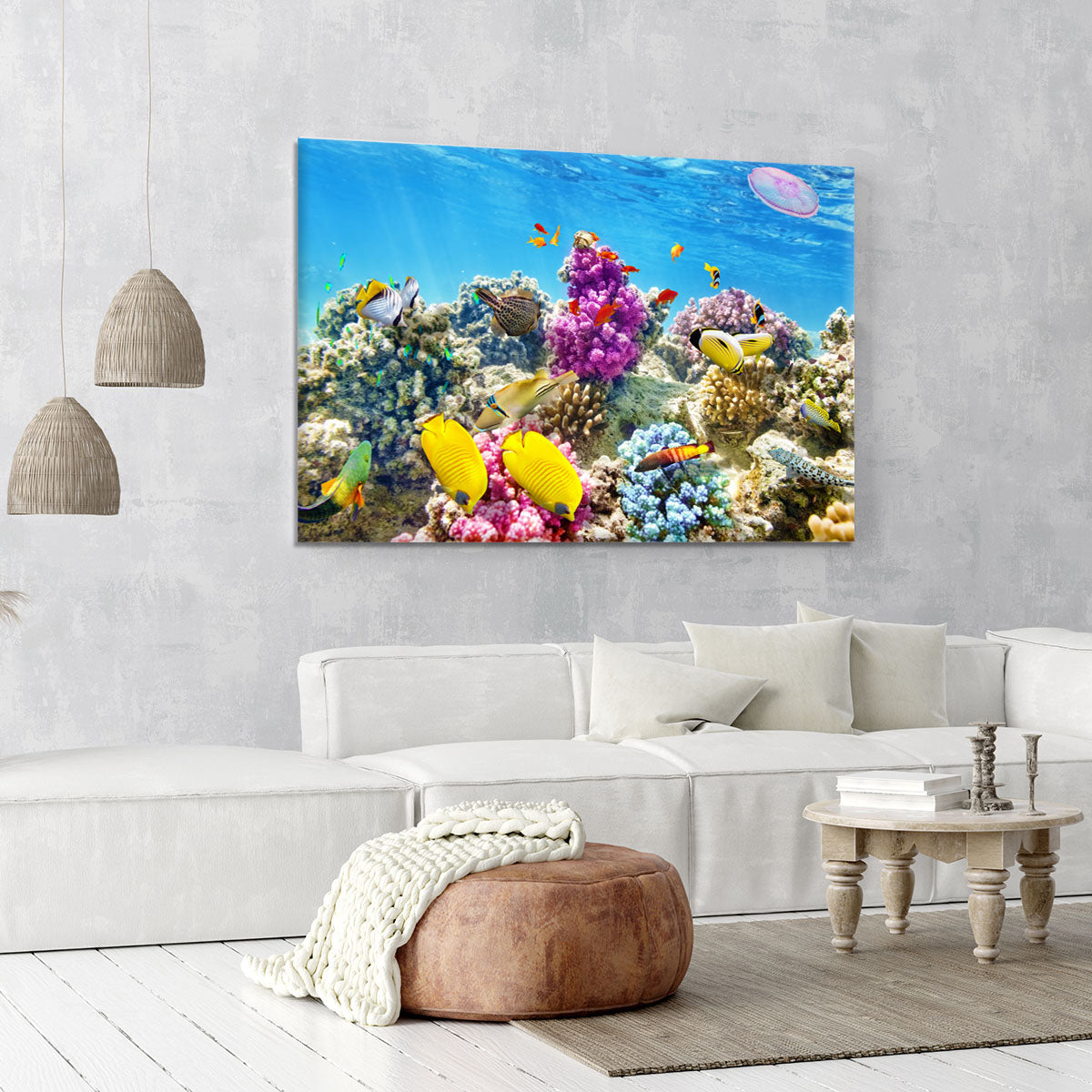 Wonderful and beautiful underwater Canvas Print or Poster - Canvas Art Rocks - 6