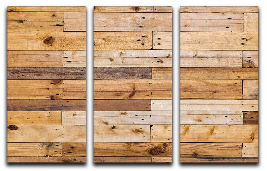 Wood texture 3 Split Panel Canvas Print - Canvas Art Rocks - 1