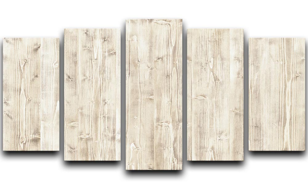 Wooden texture light wood 5 Split Panel Canvas - Canvas Art Rocks - 1
